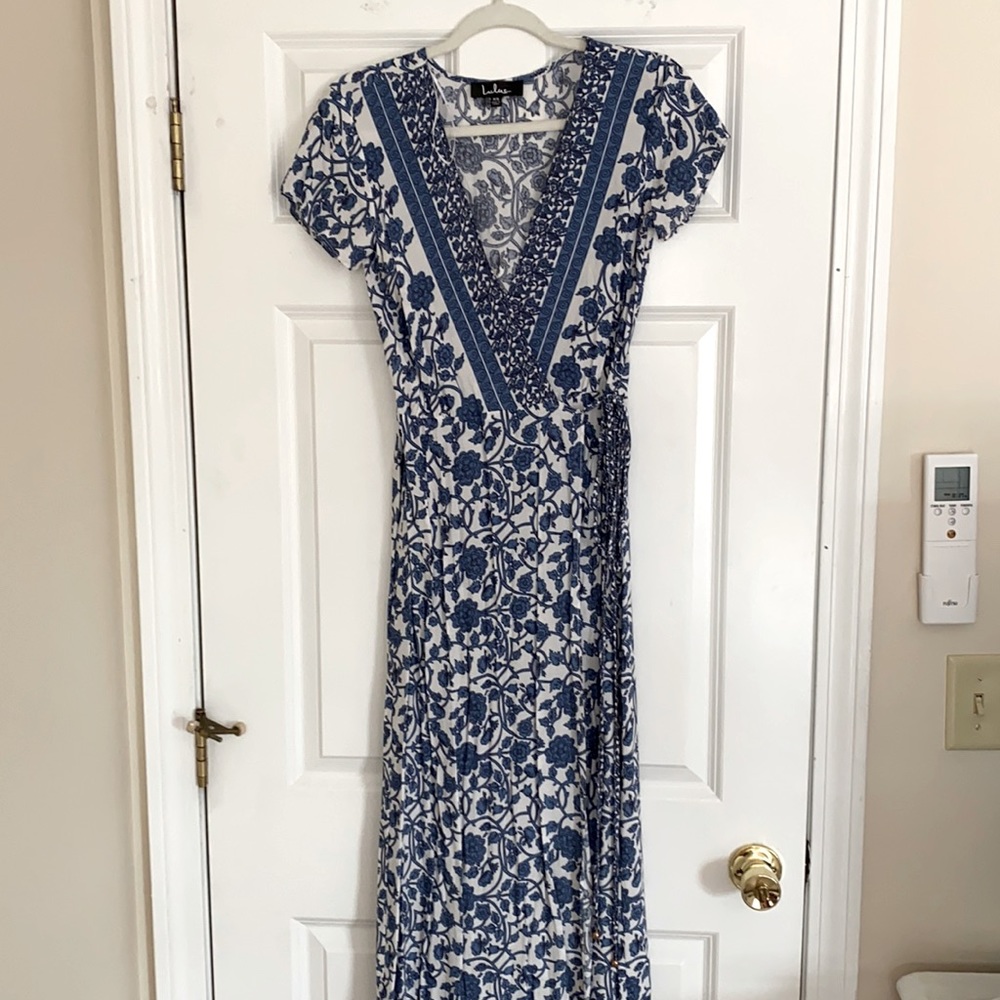 Lulus Flower Maxi Dress